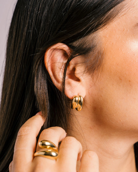 Orecchini doppia goccia Argento 925