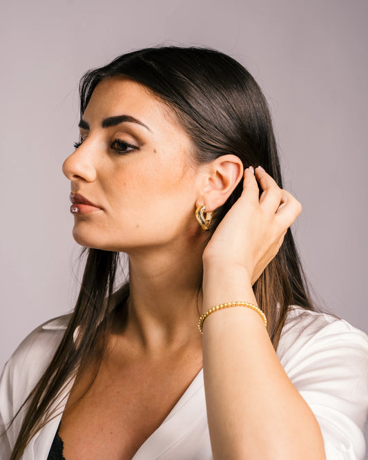 Set - Battiti dorati Argento 925