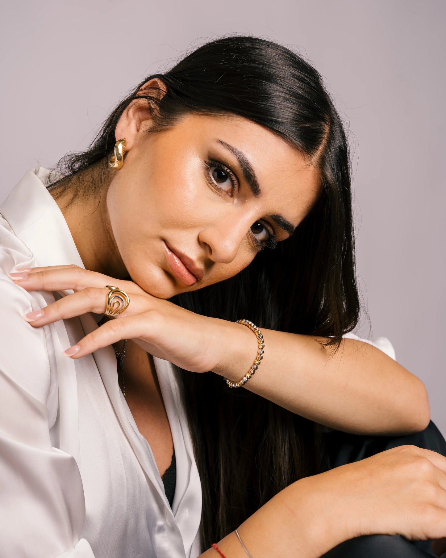 Bracciale Eclissi Dorata Argento 925