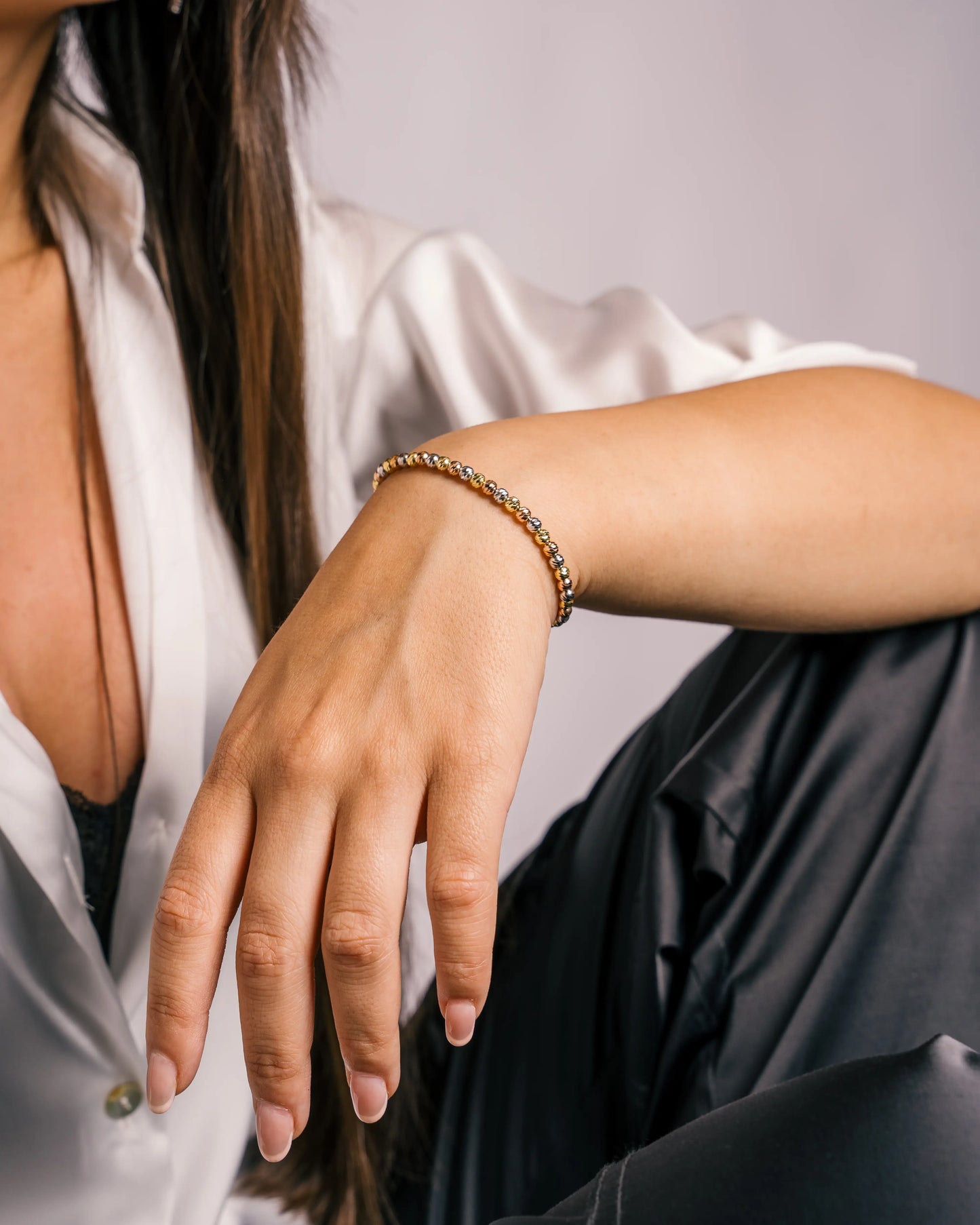 Bracciale Eclissi Dorata Argento 925