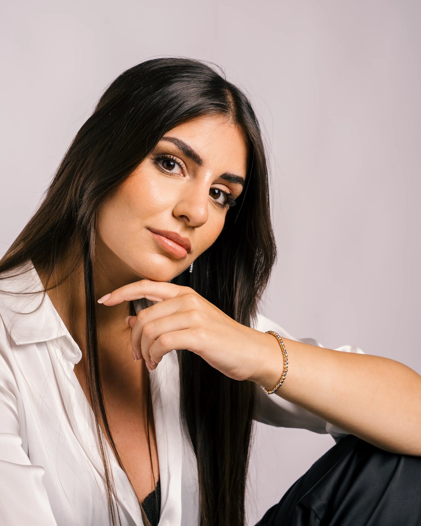 Bracciale Eclissi Dorata Argento 925