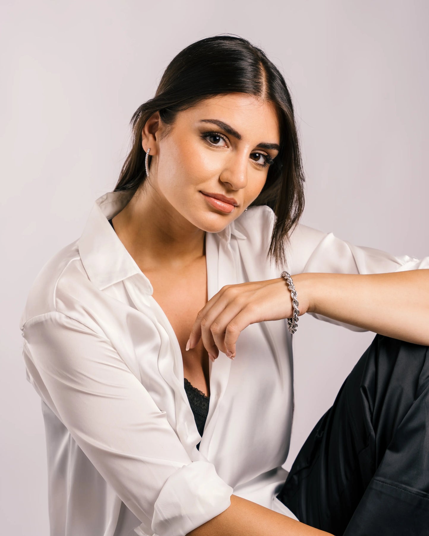 Bracciale Intrecciato Lady Argento 925