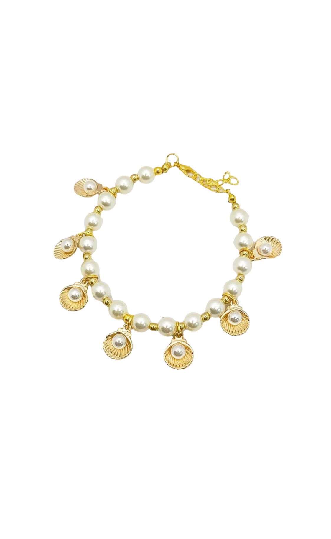 Bracciale  donna con conchiglia acciaio