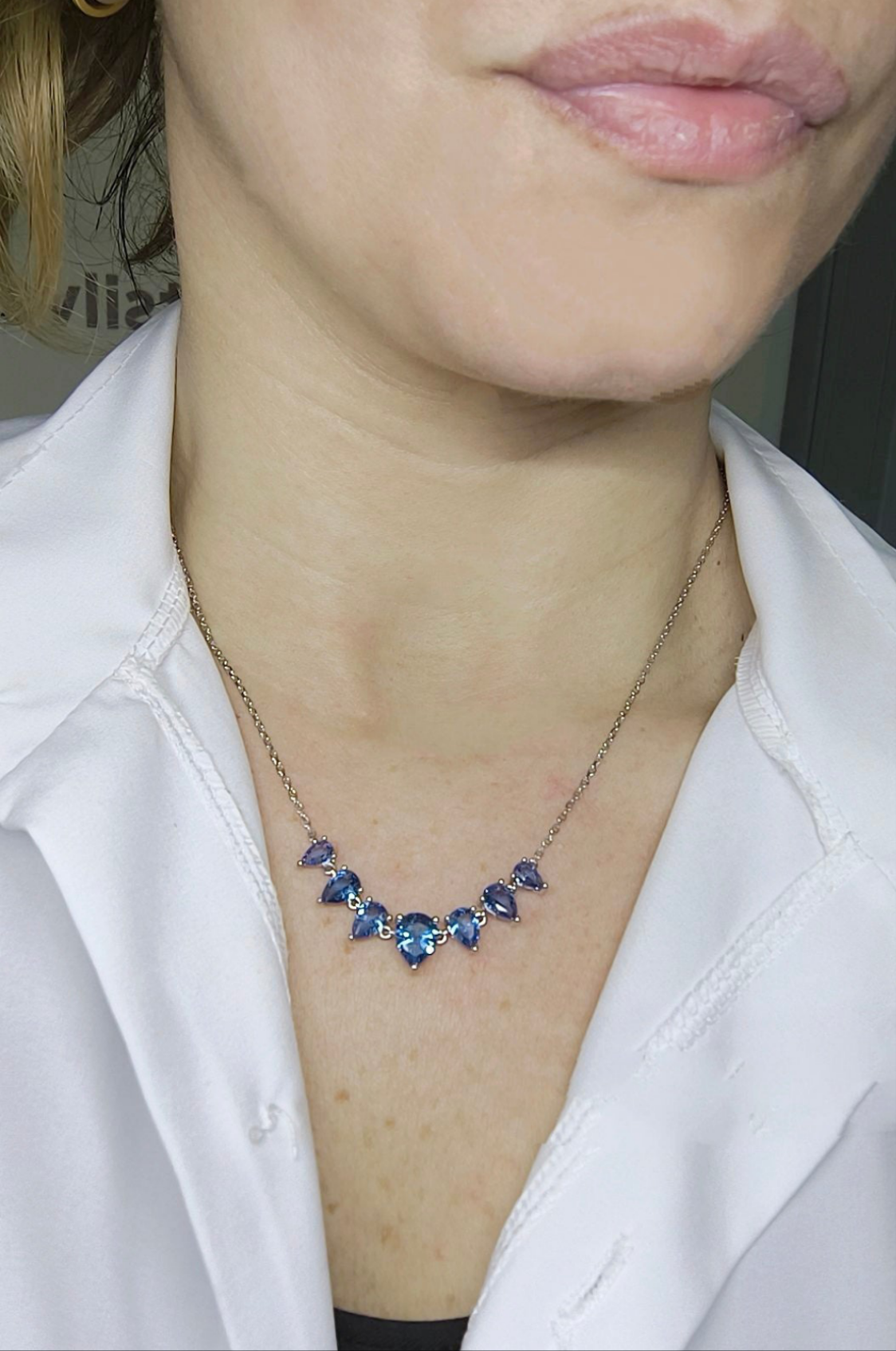 Collana lussuosa argento 925