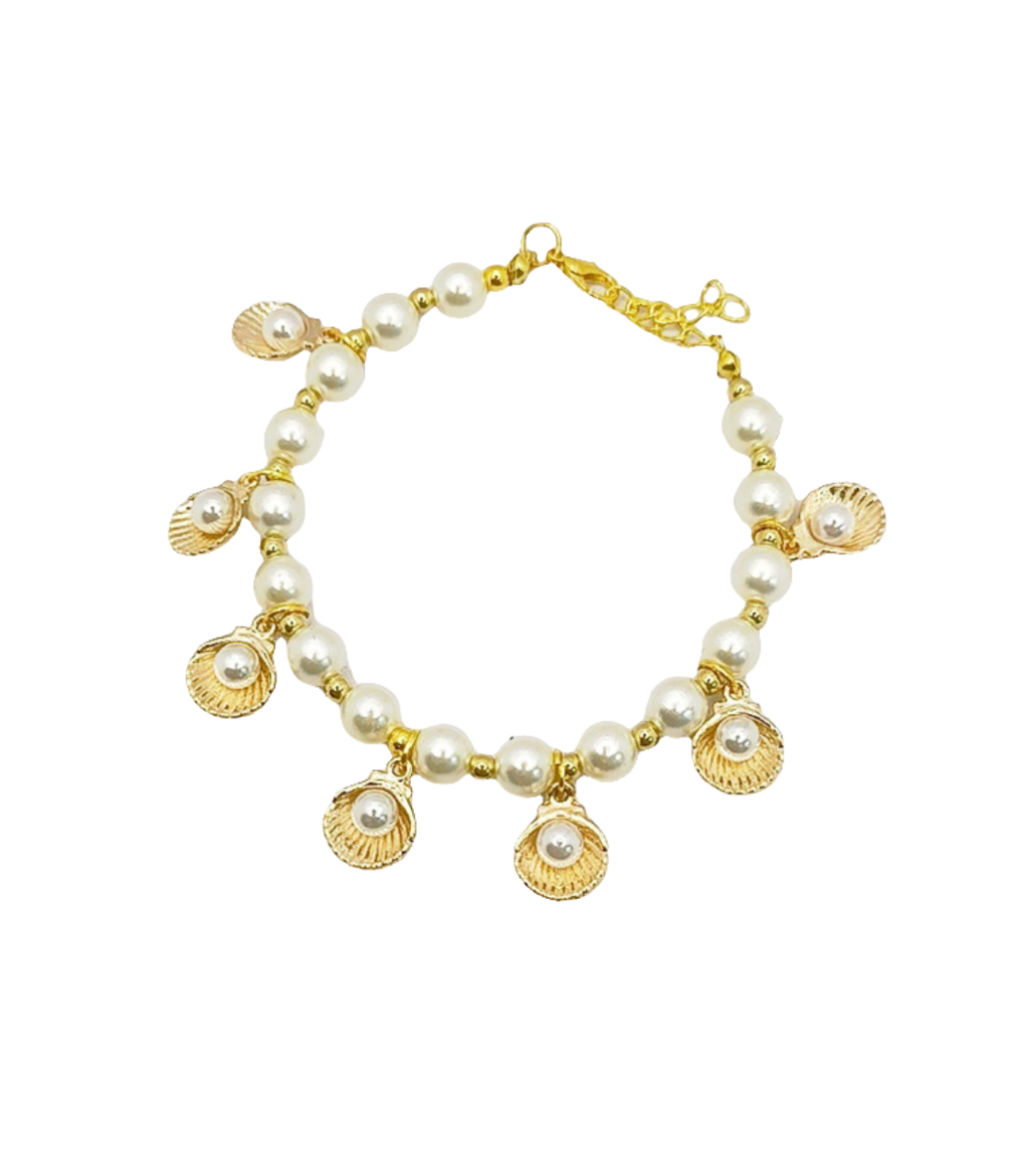 Bracciale  donna con conchiglia acciaio