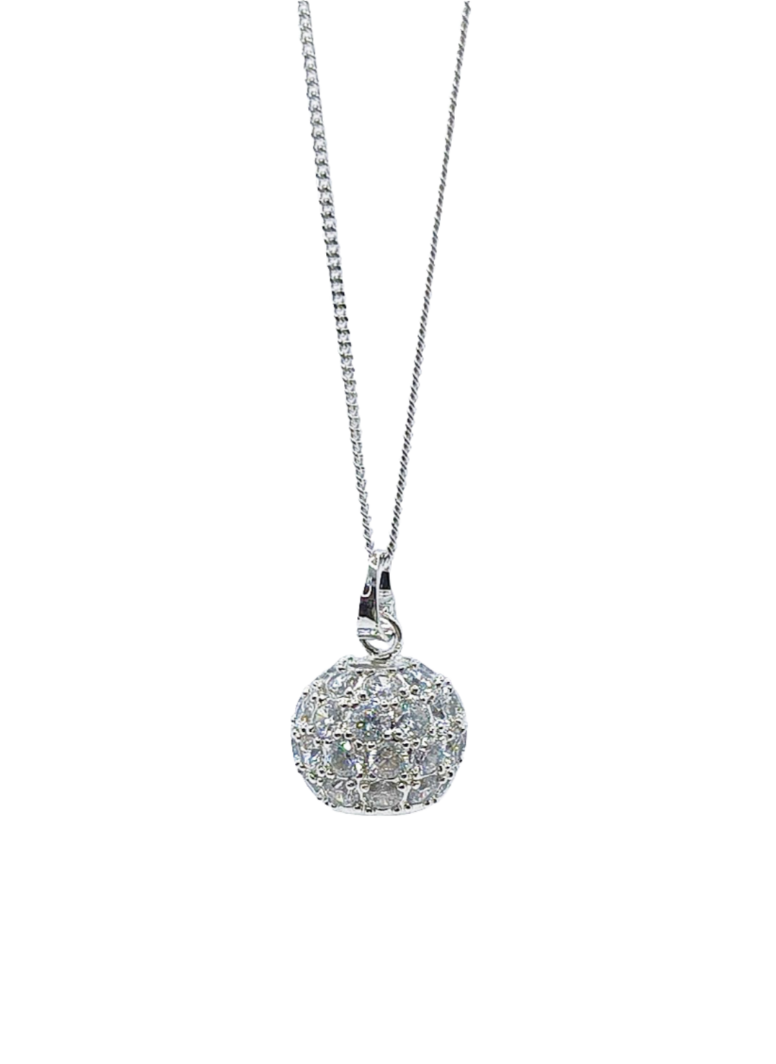 Collana igloo zirconato Acciaio