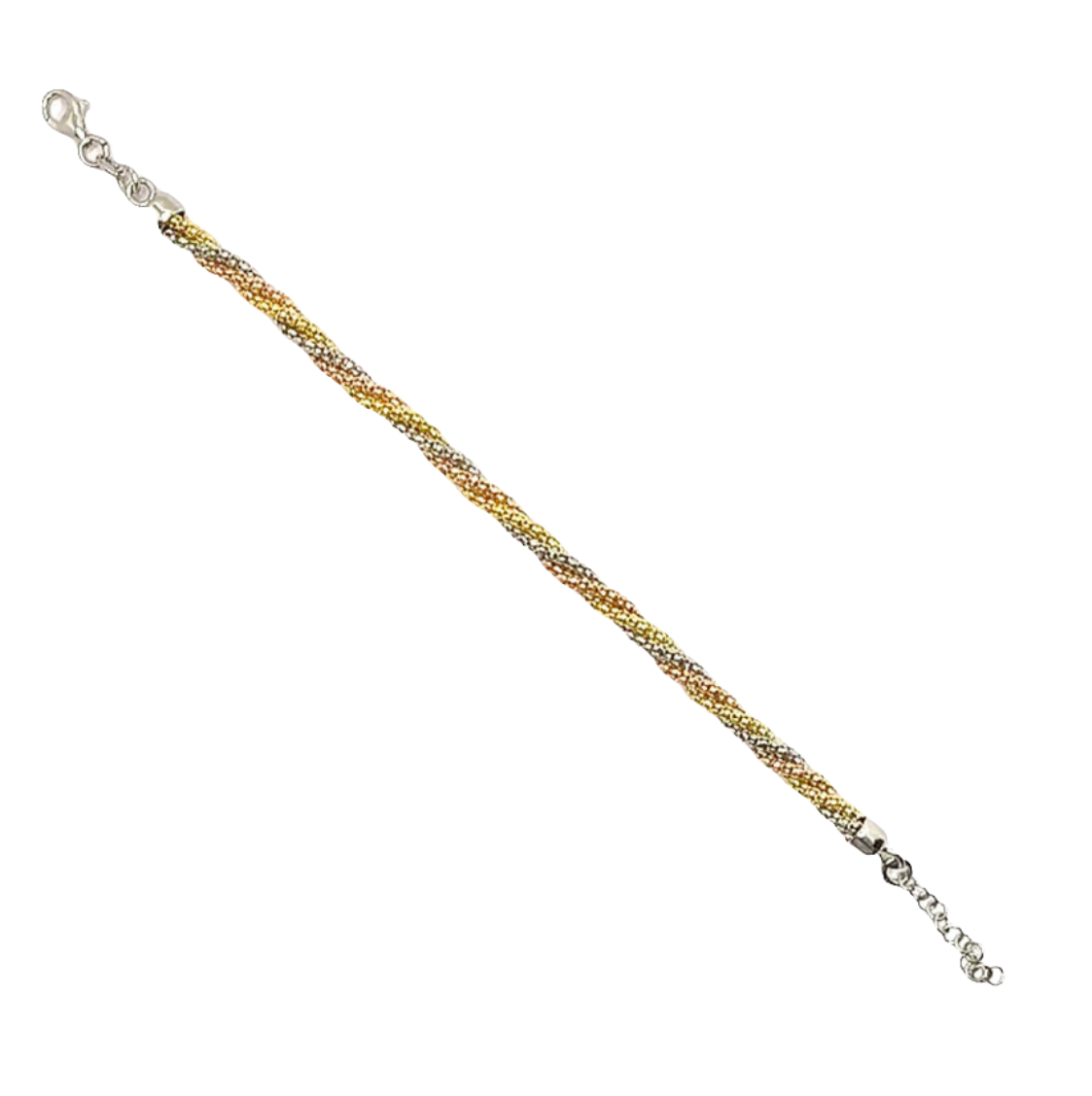 Bracciale 3 colori Argento 925