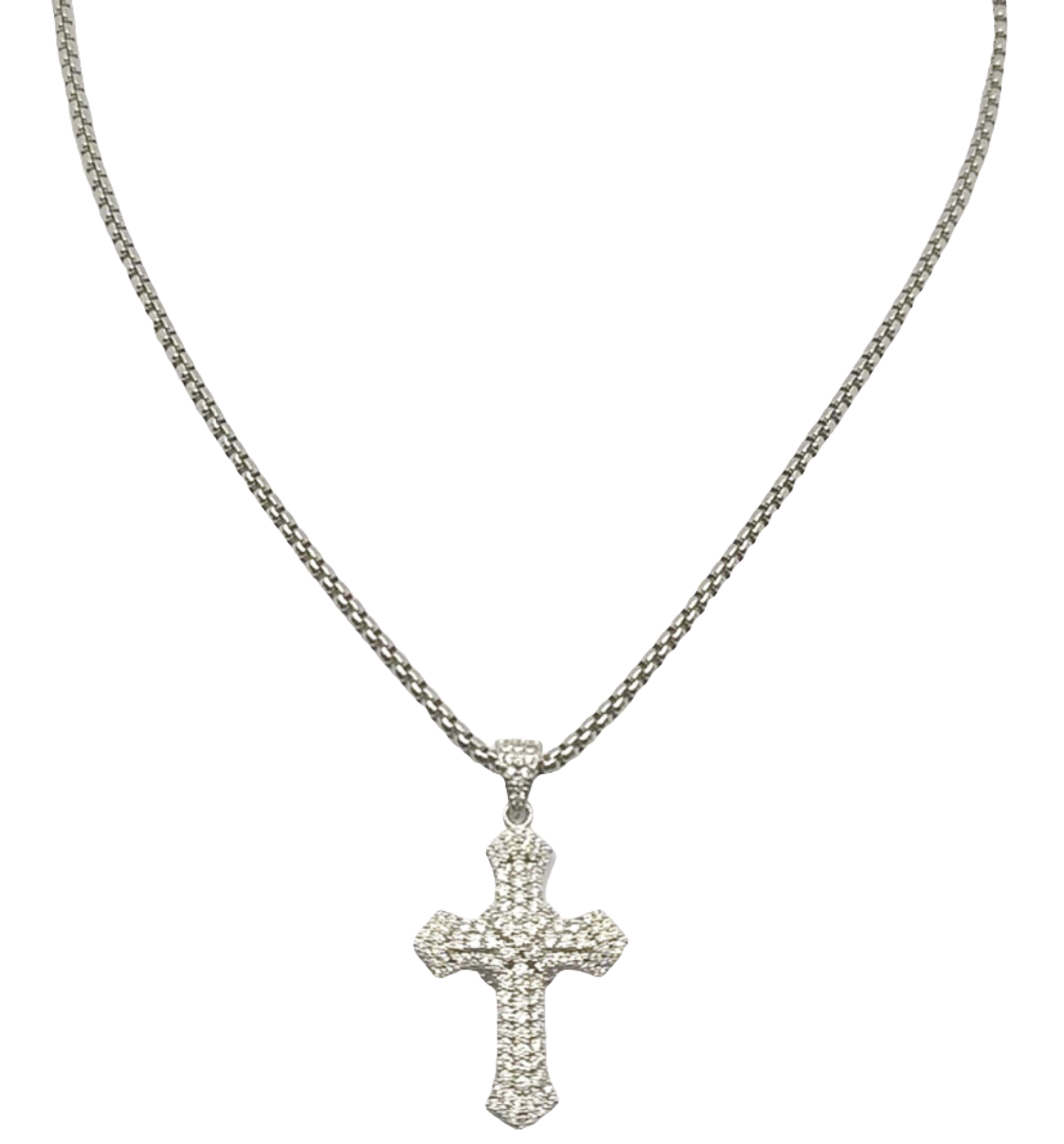 Collana con croce Uomo acciaio