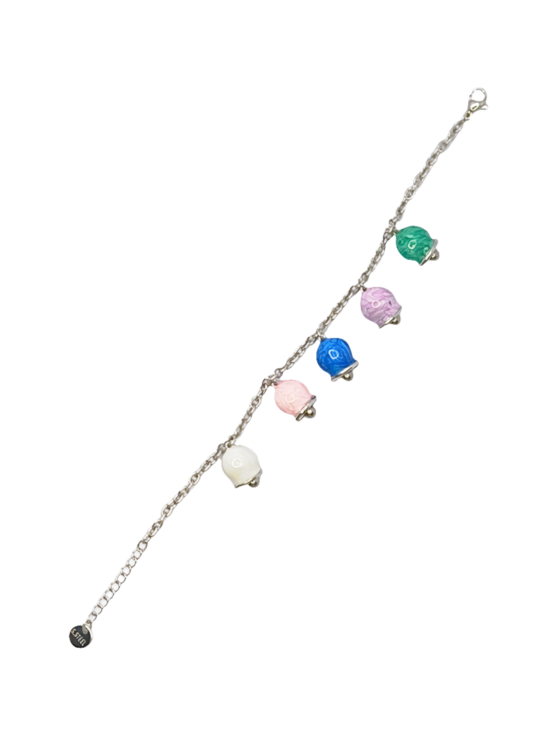 Bracciale campanella color acciaio