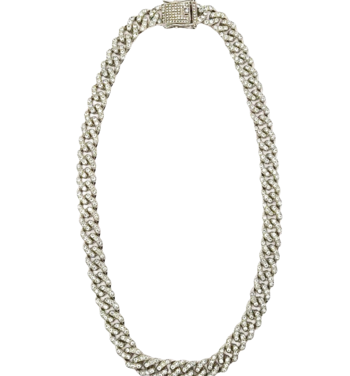 Collana Cuban Lux Acciaio