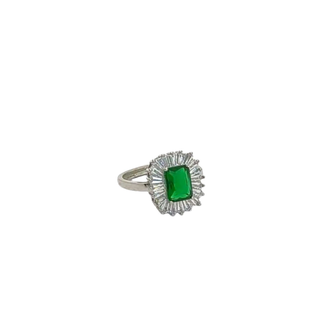 Anello Luxury Smerald Argento 925