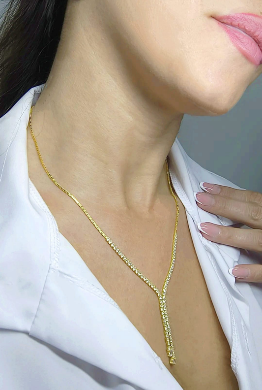 Collana tennis Lady Argento 925