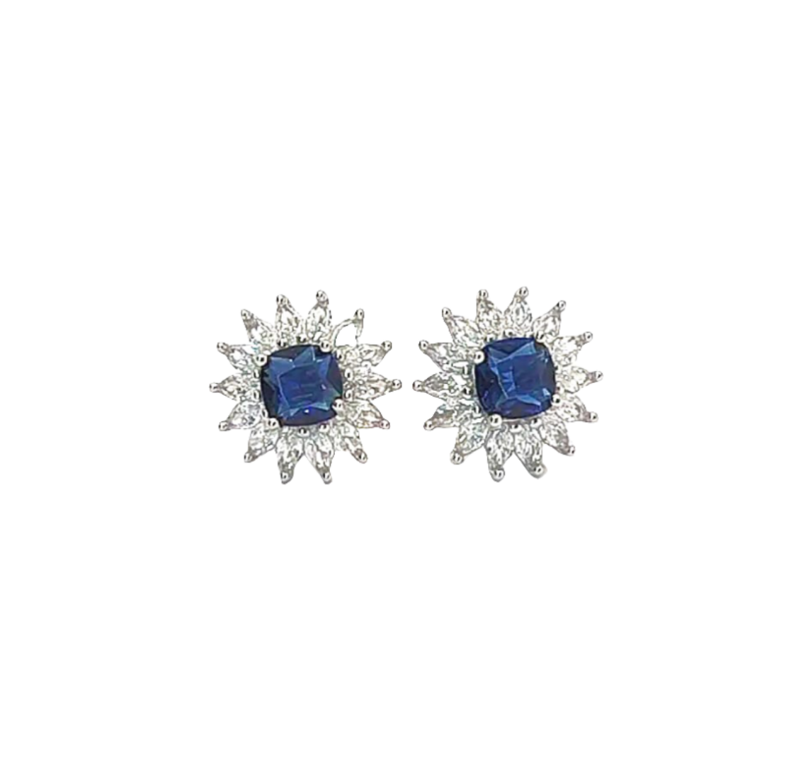 Orecchini Luxury zaphir Argento 925