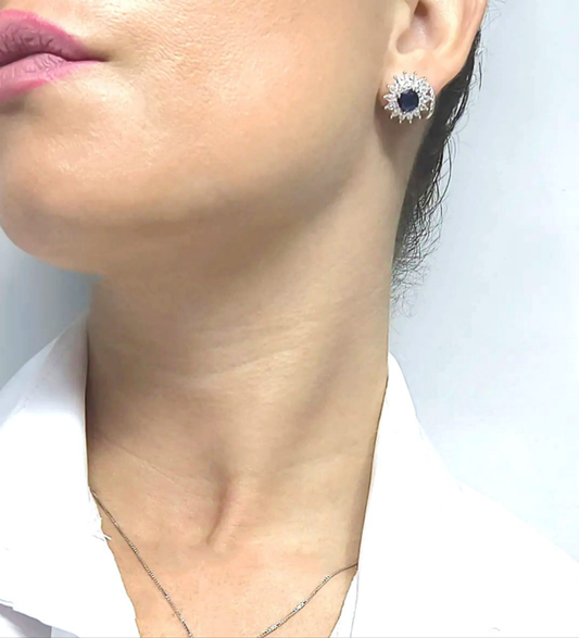 Orecchini Luxury zaphir Argento 925