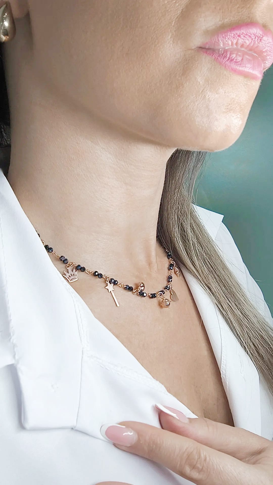 Collana Fantasia Argento 925