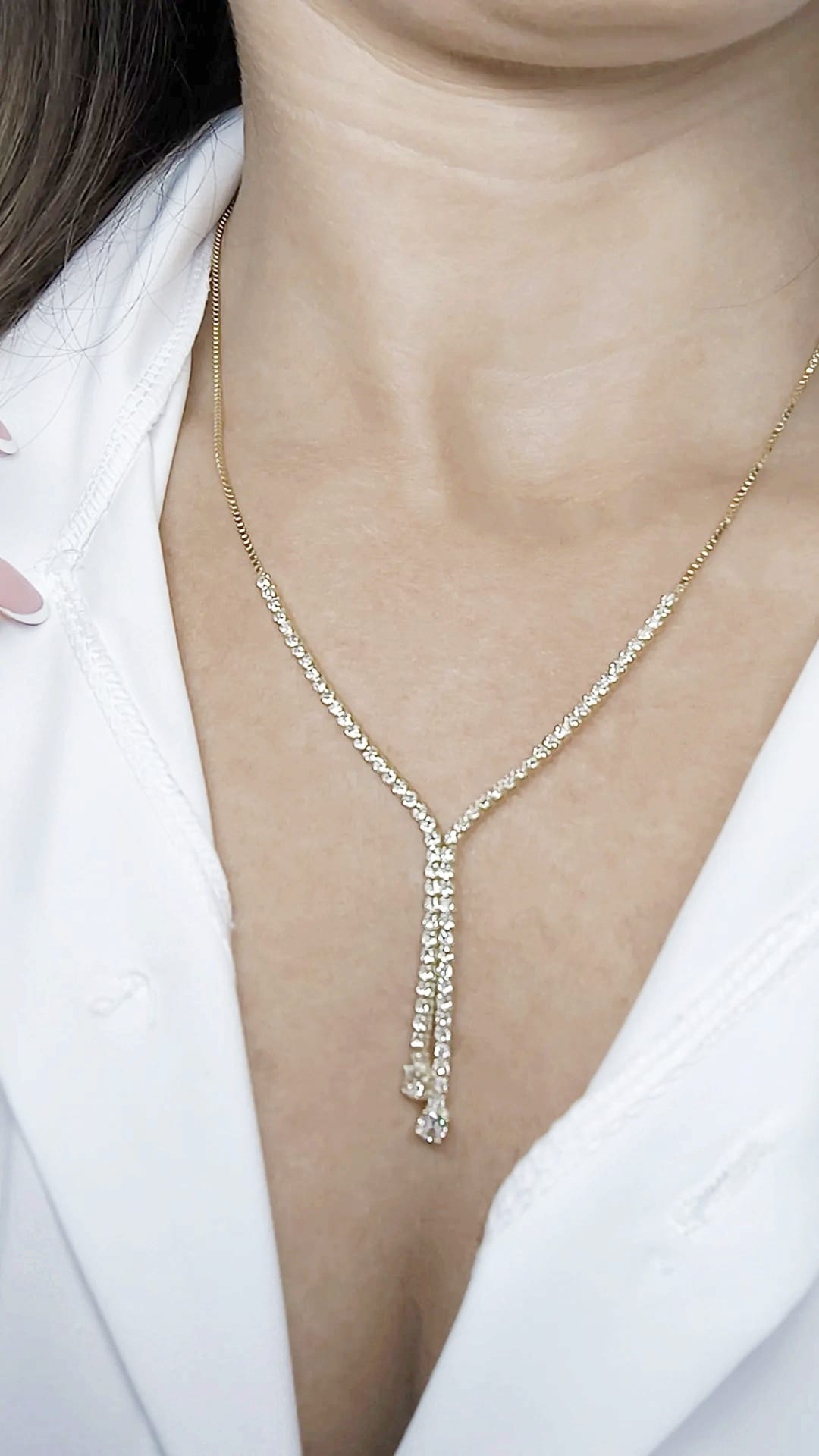 Collana tennis Lady Argento 925