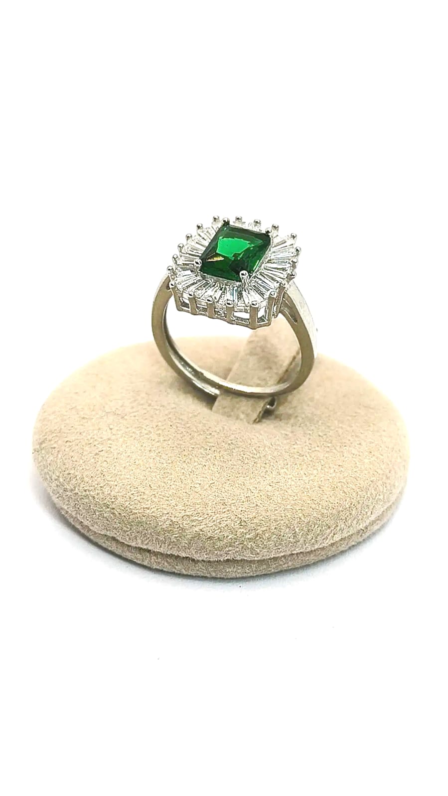 Anello Luxury Smerald Argento 925