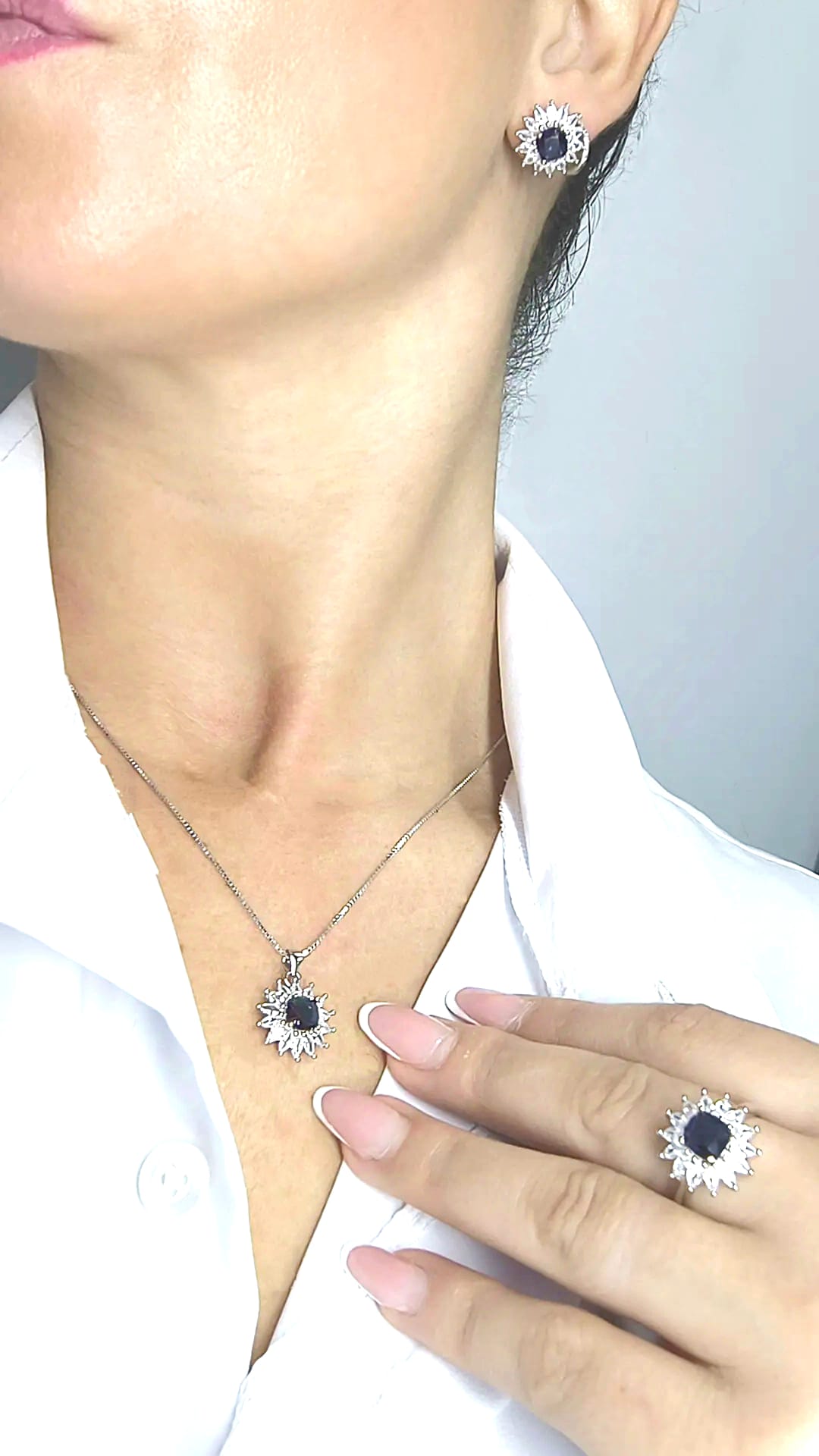 Set - Luxury Zaphir Argento 925