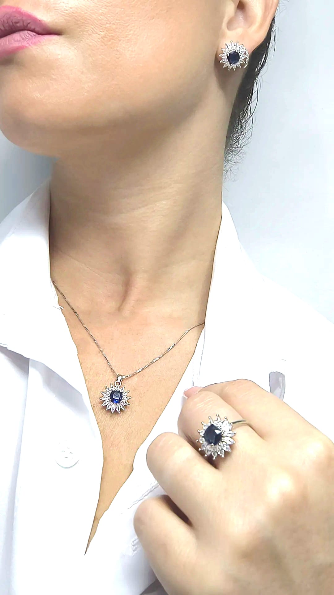 Set - Luxury Zaphir Argento 925