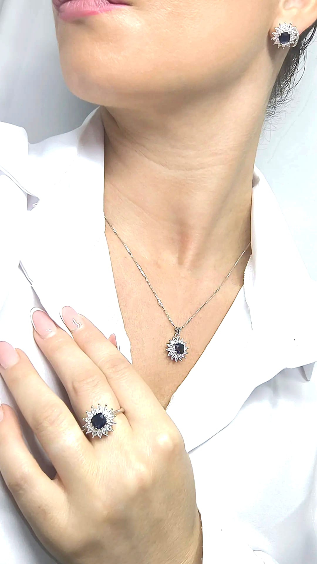 Set - Luxury Zaphir Argento 925