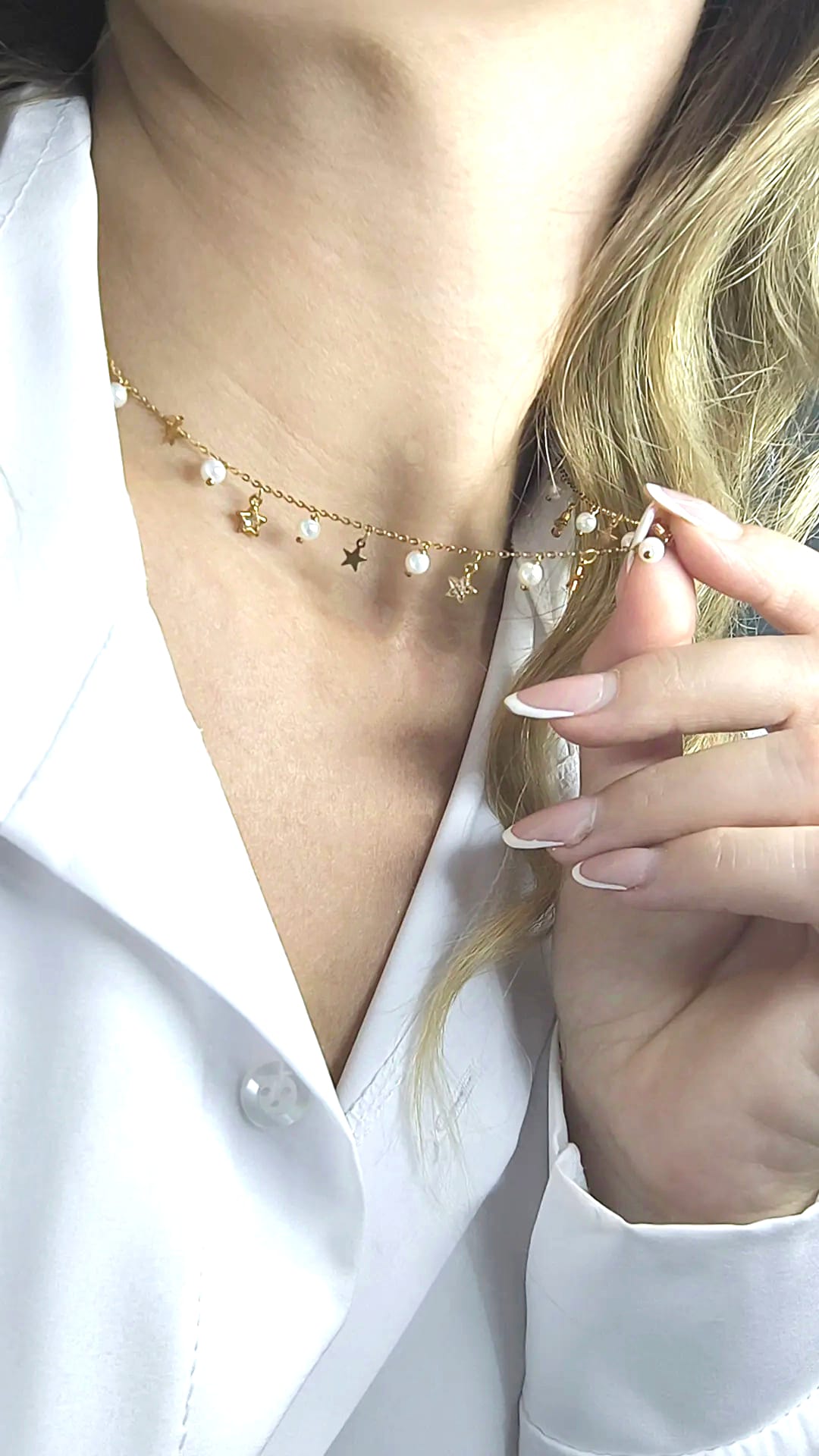 Collana Fantasia di stelle Argento 925