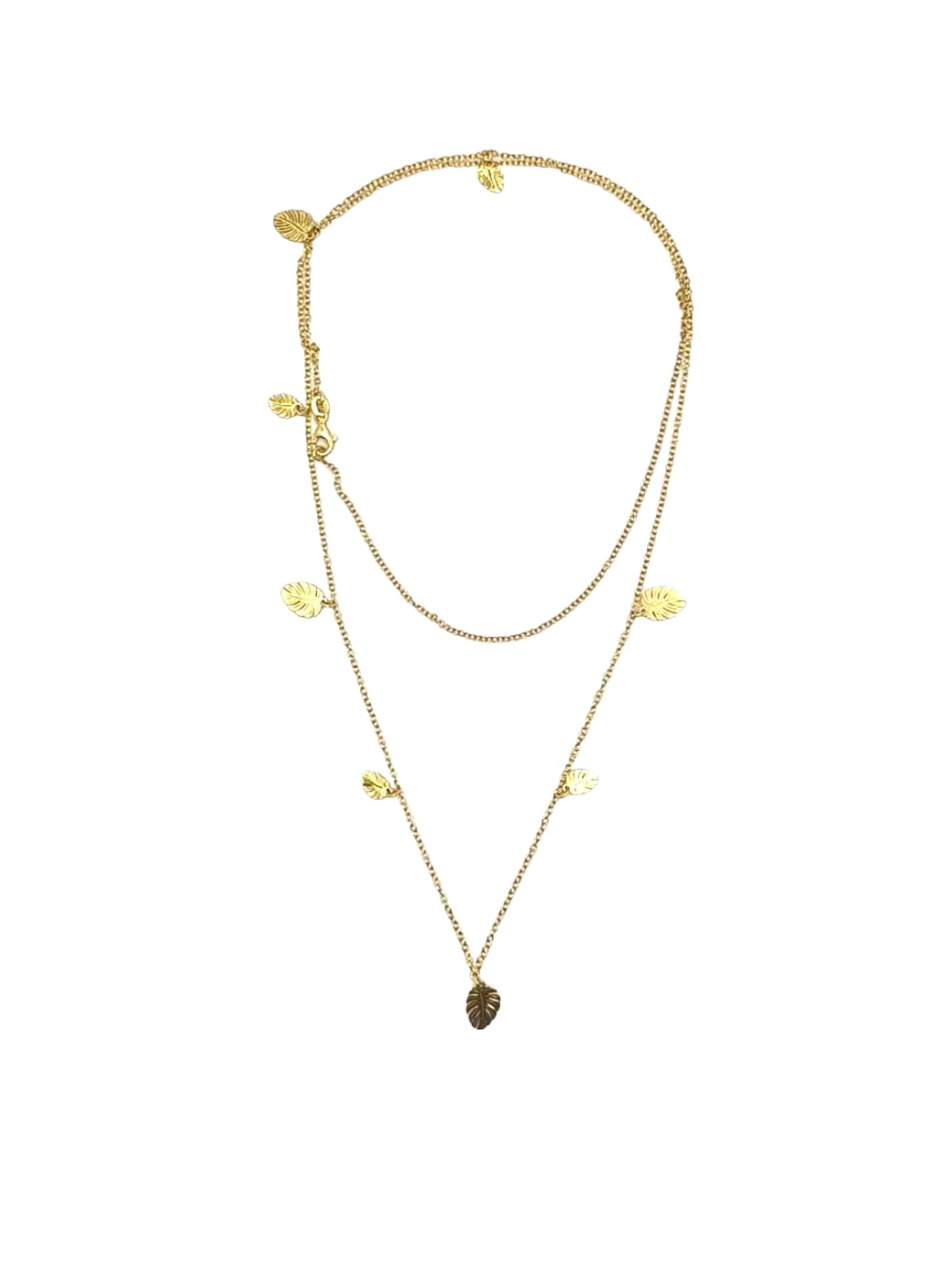 Collana Leaf Argento 925
