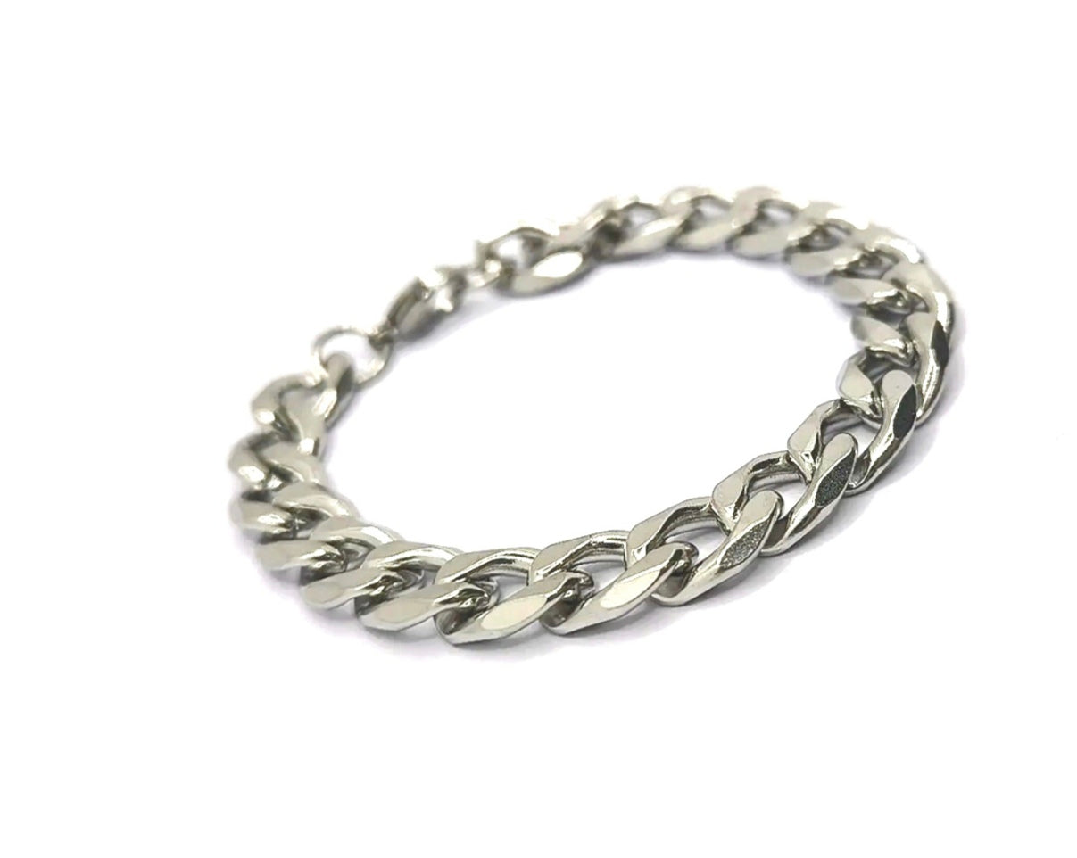 Bracciale Cuban Groumet Acciaio