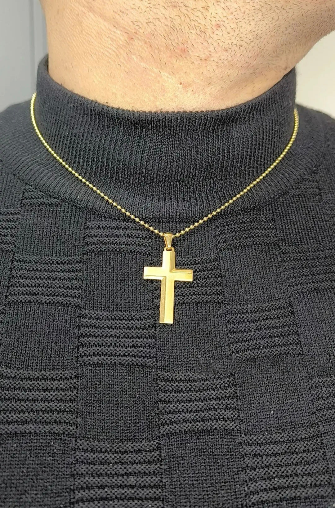 Collana con croce Uomo argento 925