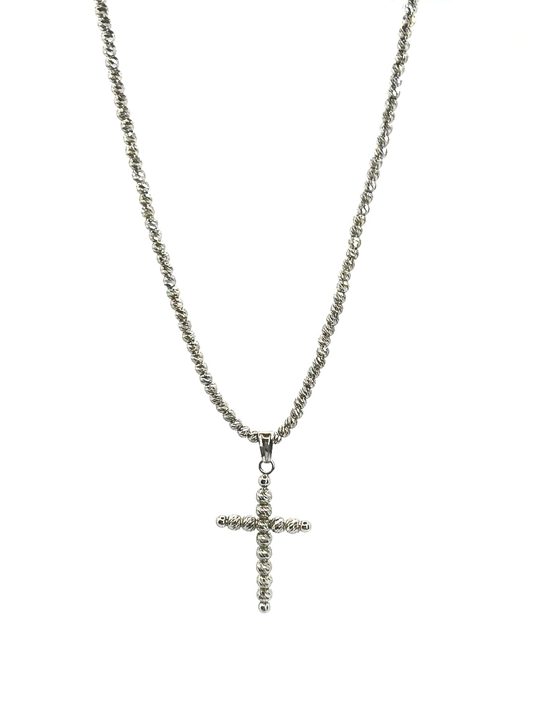 Collana croce milleluci argento 925