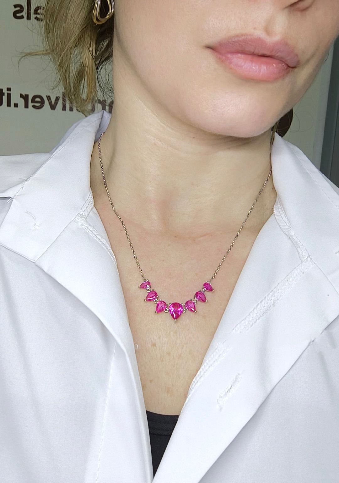 Collana lussuosa argento 925