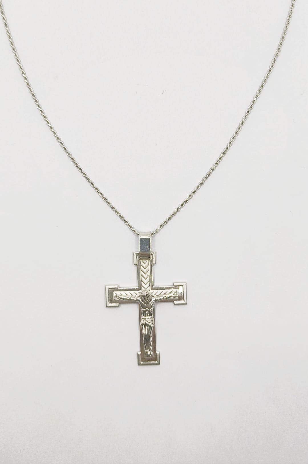 Collana Jesus Argento 925