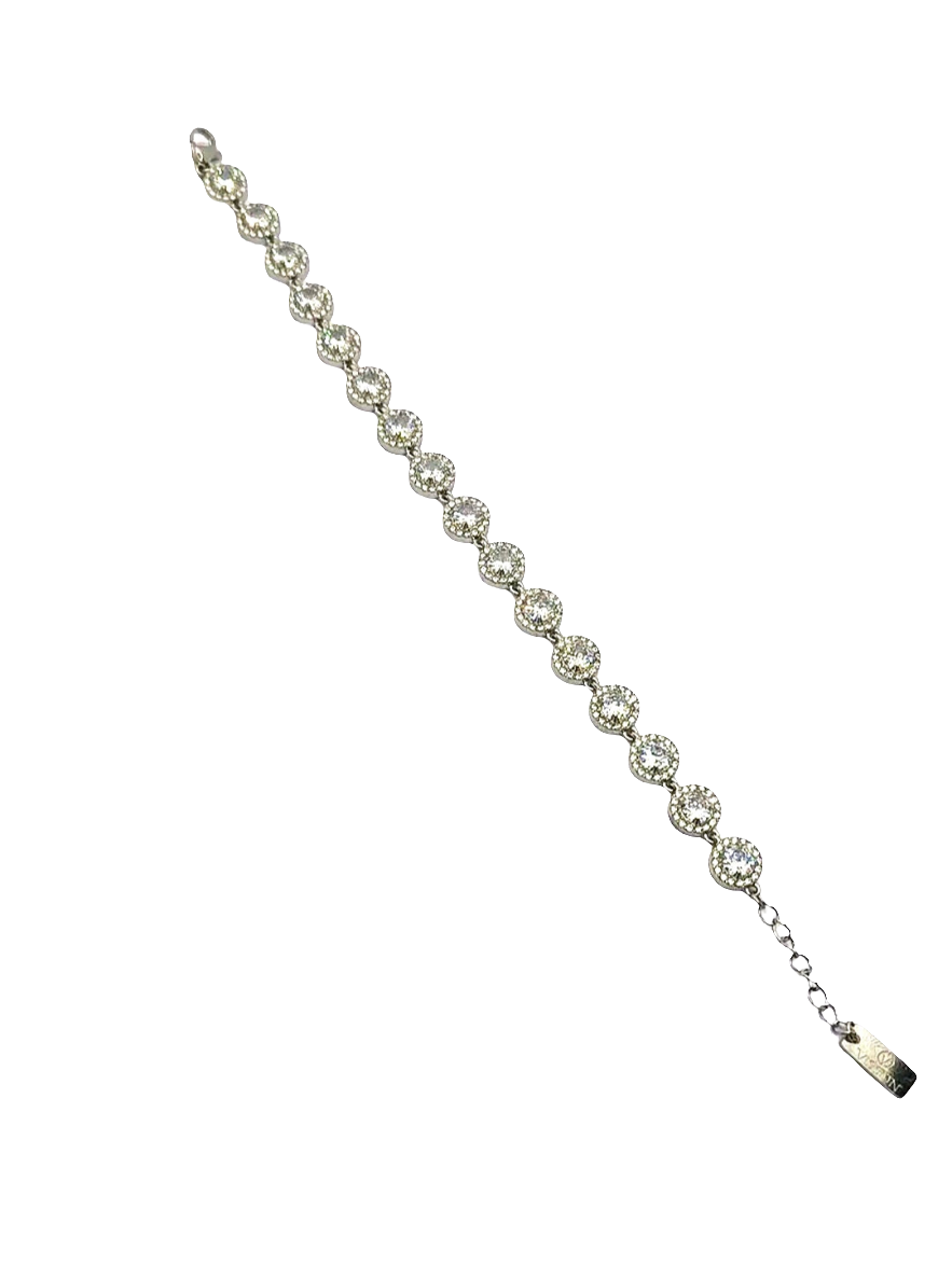 Bracciale Tennis kristal acciaio