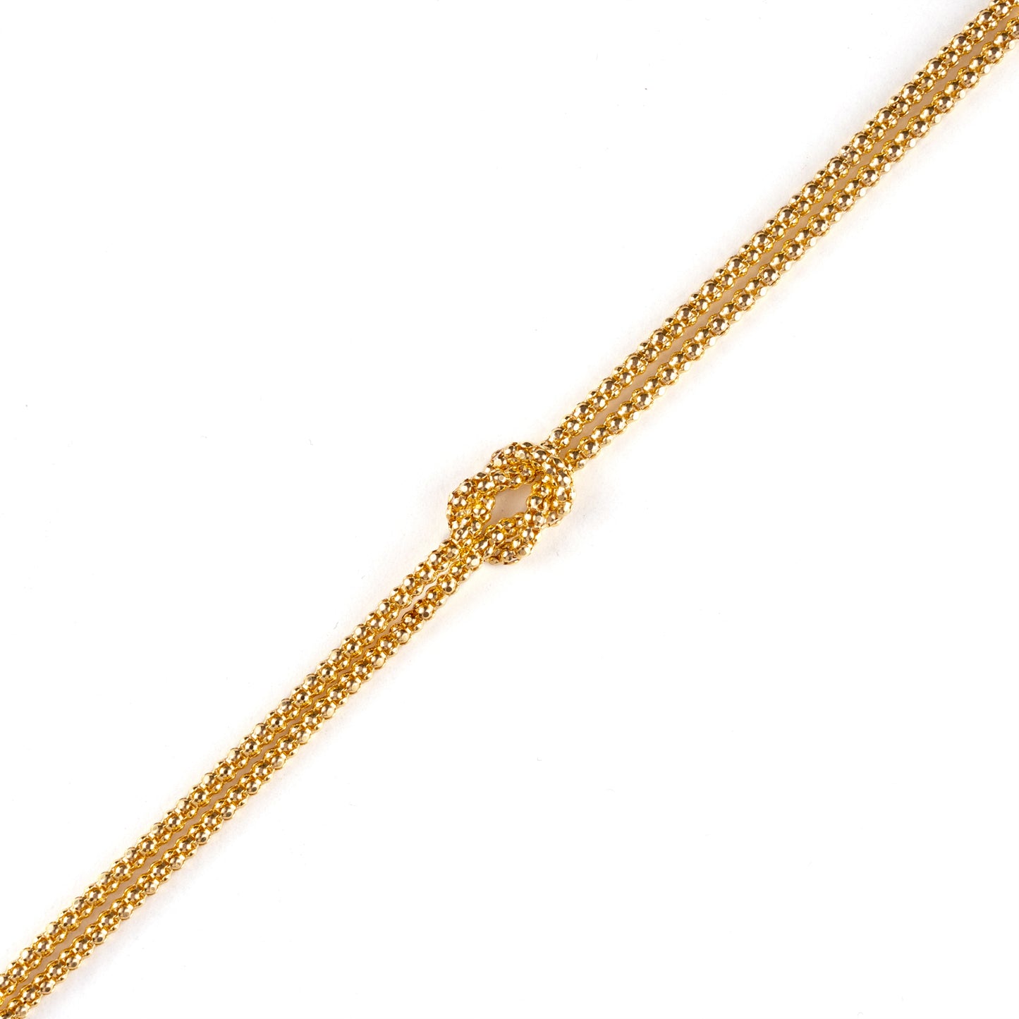 Bracciale Nodo a due fili Argento 925