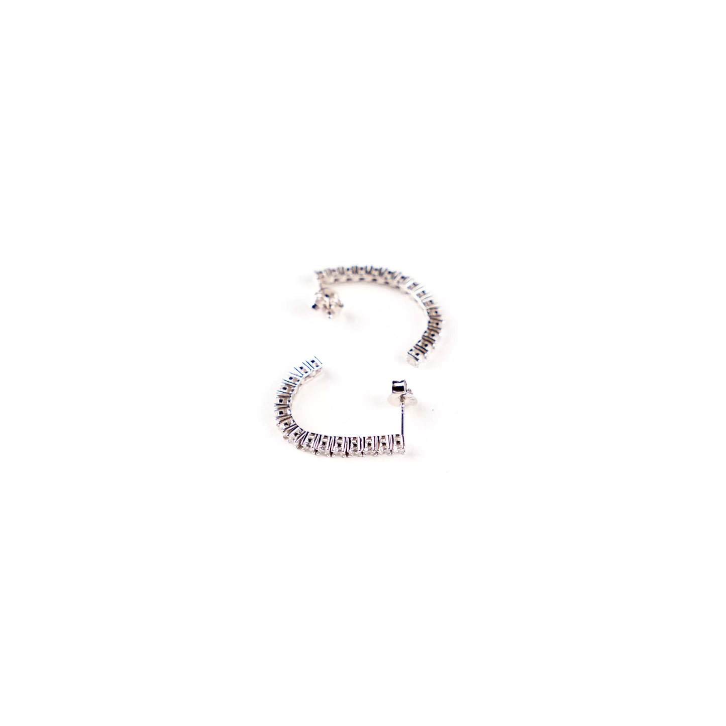 Orecchini Pendenti Tennis Argento 925