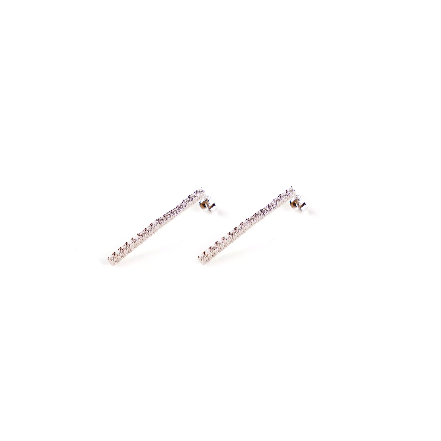 Orecchini Pendenti Tennis Argento 925