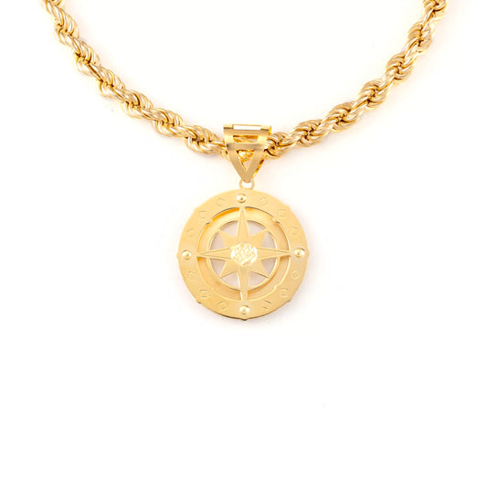 Collana con pendente Rosa dei Venti Argento 925