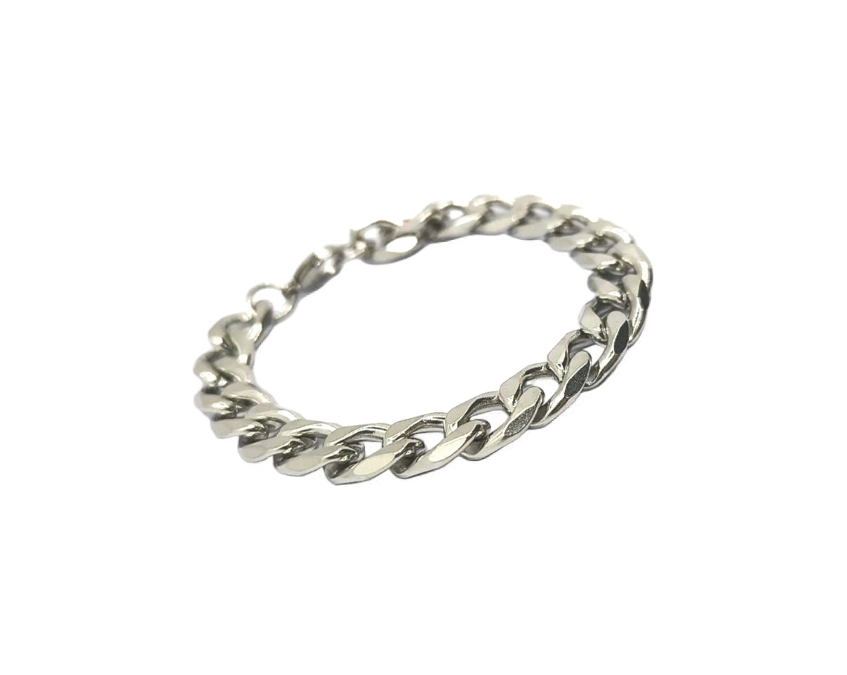 Bracciale Cuban Groumet Acciaio