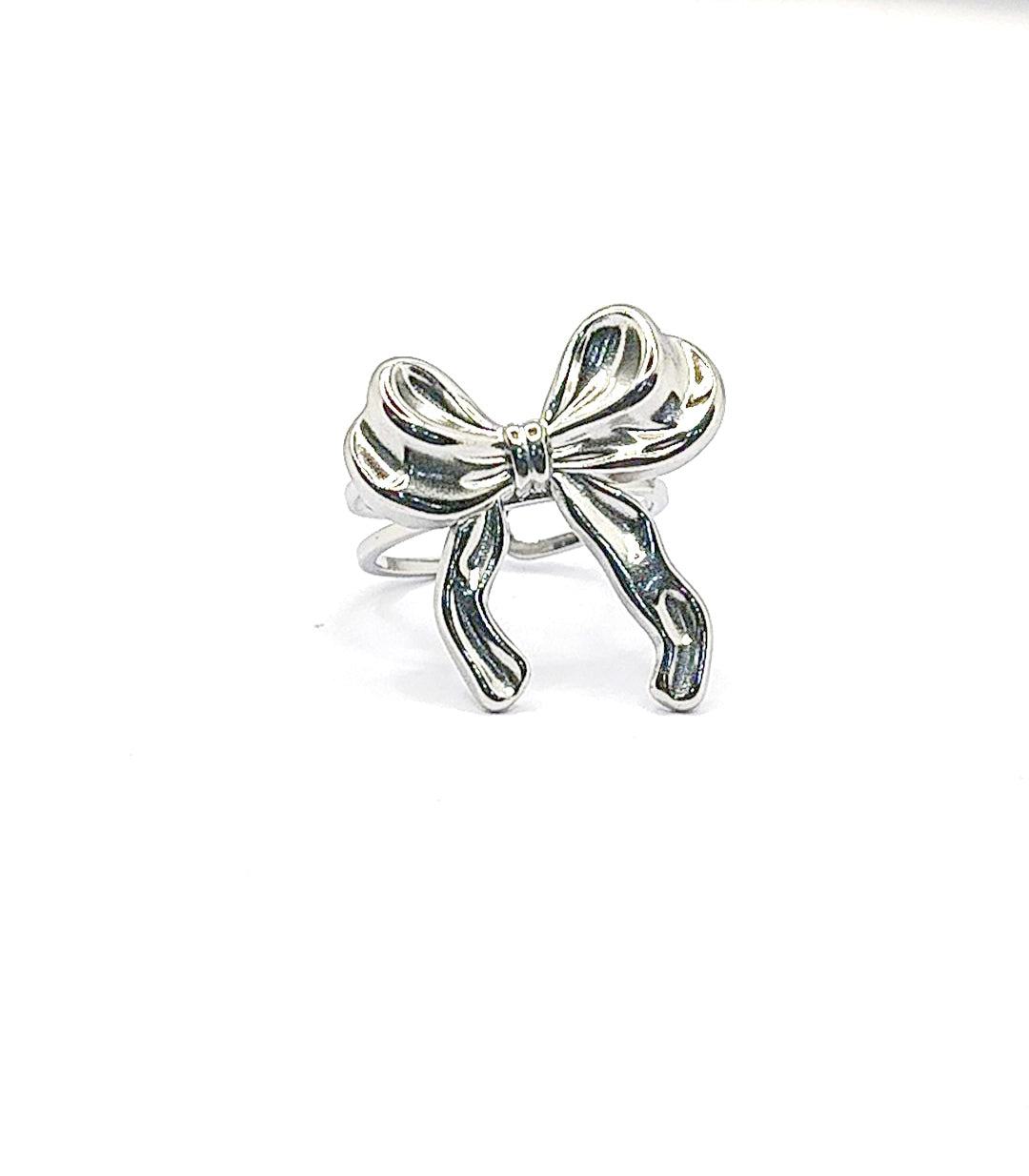 Anello fiocco Big acciaio