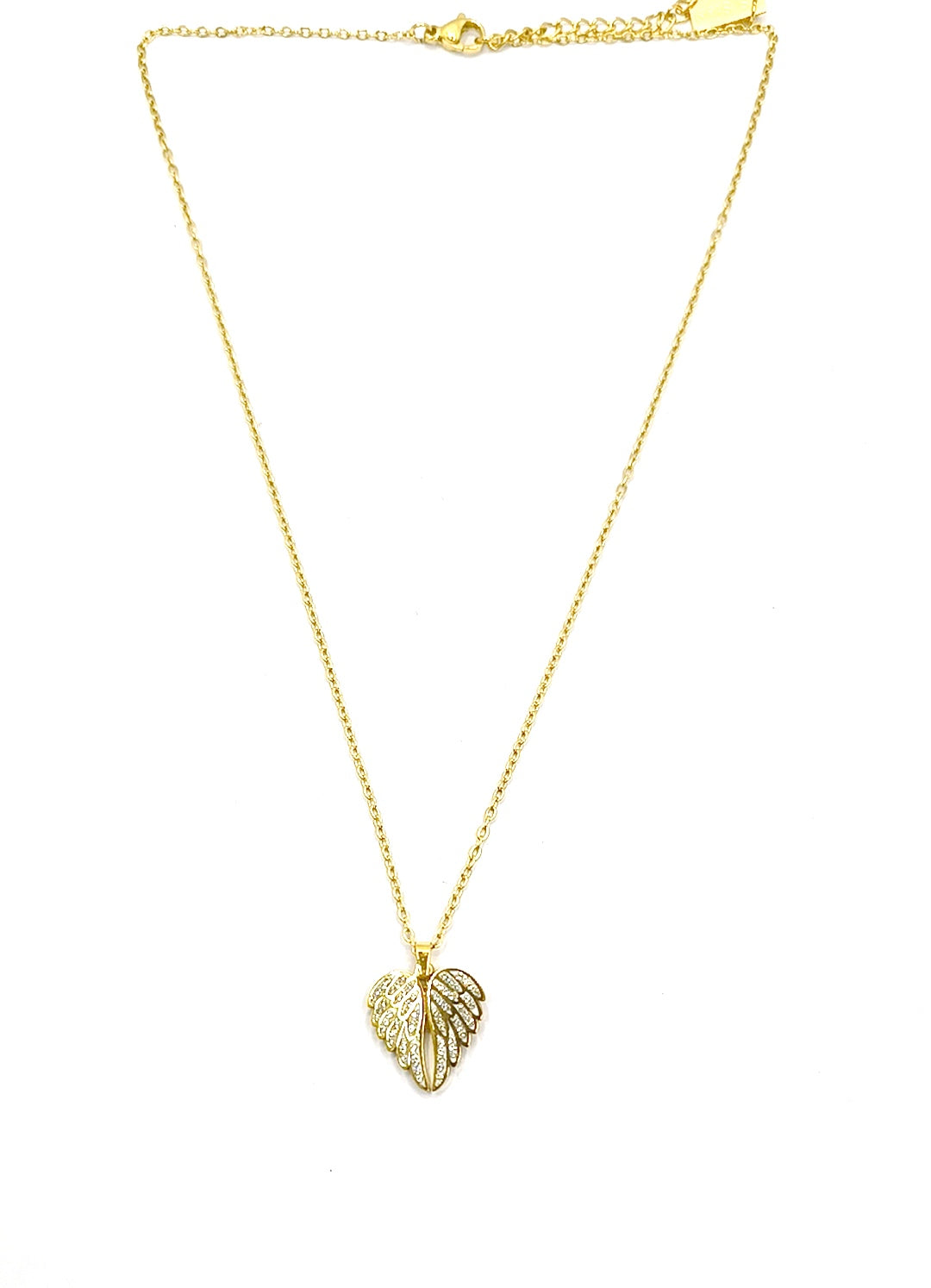 Collana Cuore D'Angelo acciaio