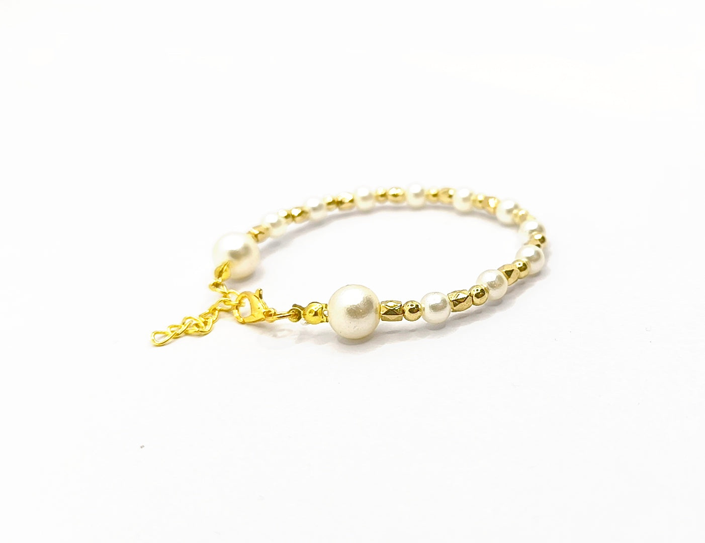 Bracciale  VIP  con perle acciaio