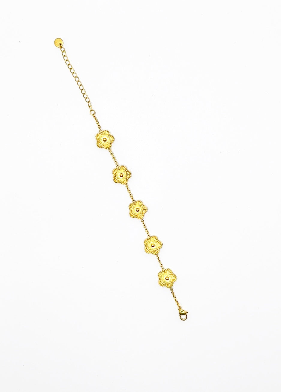 Bracciale Quadrifoglio.    acciaio