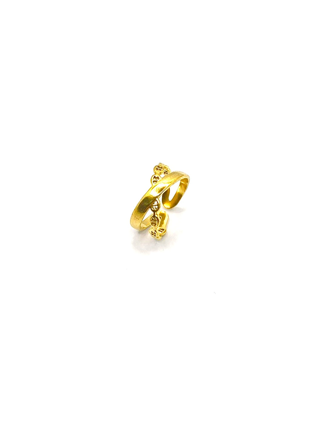 Anello incrociato acciaio
