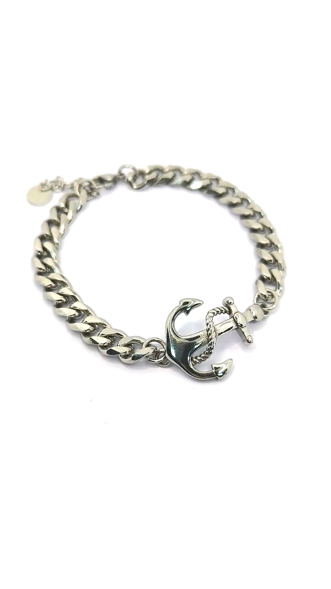 Bracciale Uomo Ancora acciaio