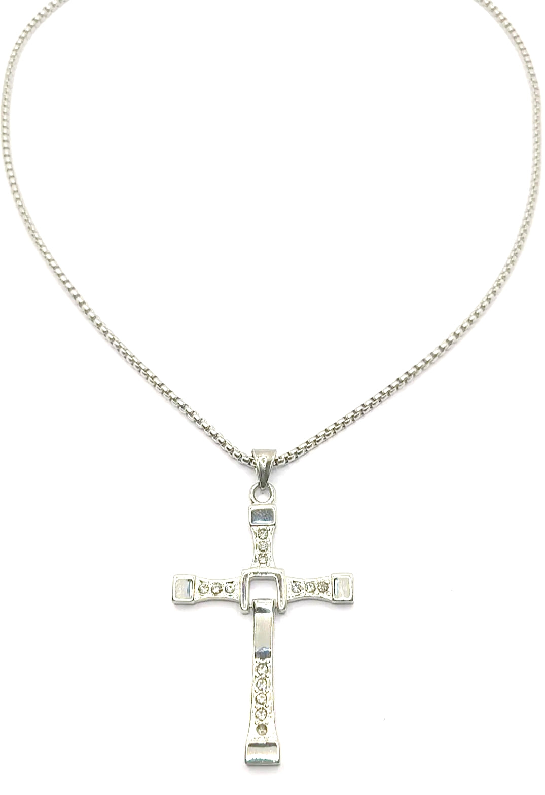Collana uomo con croce Toretto acciaio