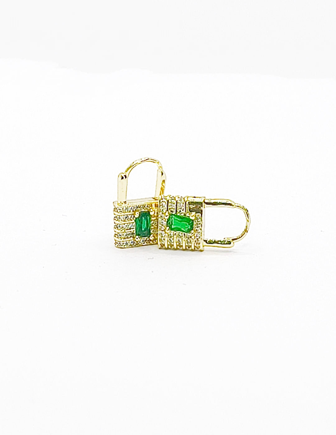 Set orecchini padlock in acciaio