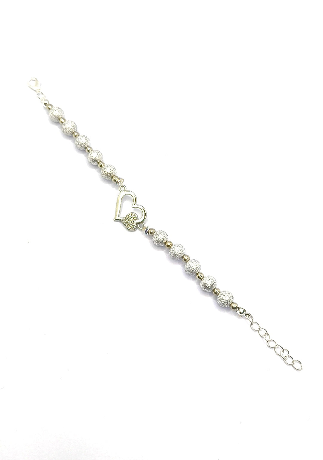 Bracciale donna con doppio  cuore