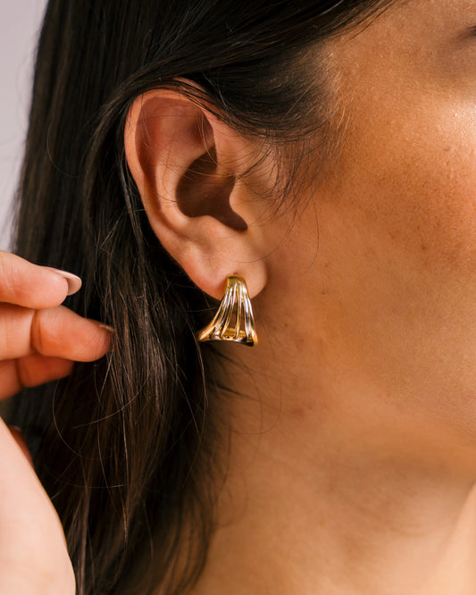 Orecchini Dream Spirale bicolore Argento 925