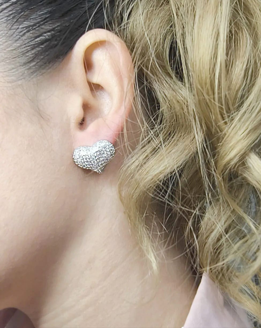 Orecchini cuore small acciaio