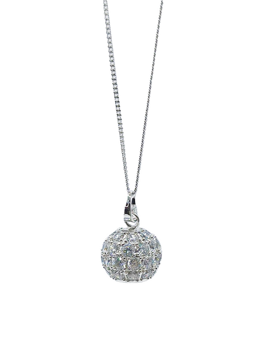 Collana igloo zirconato Acciaio