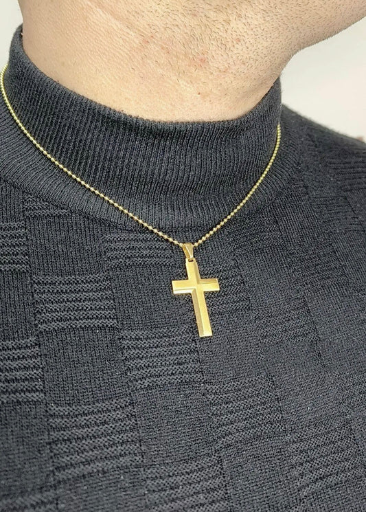 Collana con croce Uomo argento 925